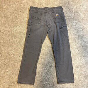 Carhartt Men's Grey and Blue Trousers